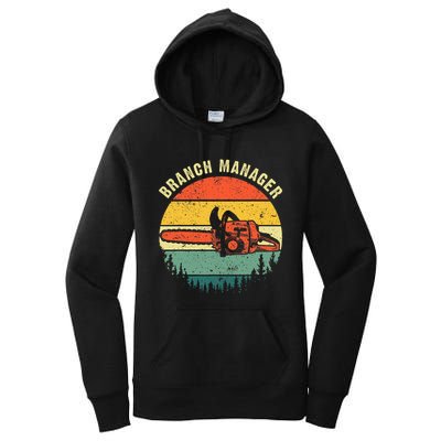 Cool Lumberjack Art Women Arborist Logger Branch Manager Women's Pullover Hoodie