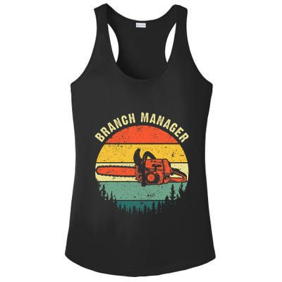 Cool Lumberjack Art Women Arborist Logger Branch Manager Ladies PosiCharge Competitor Racerback Tank