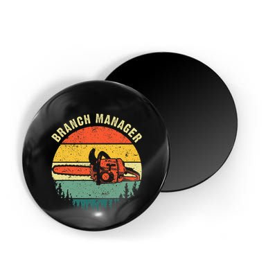Cool Lumberjack Art Women Arborist Logger Branch Manager Magnet