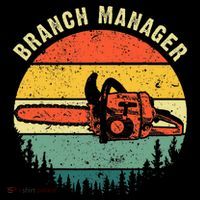 Cool Lumberjack Art Women Arborist Logger Branch Manager Poster