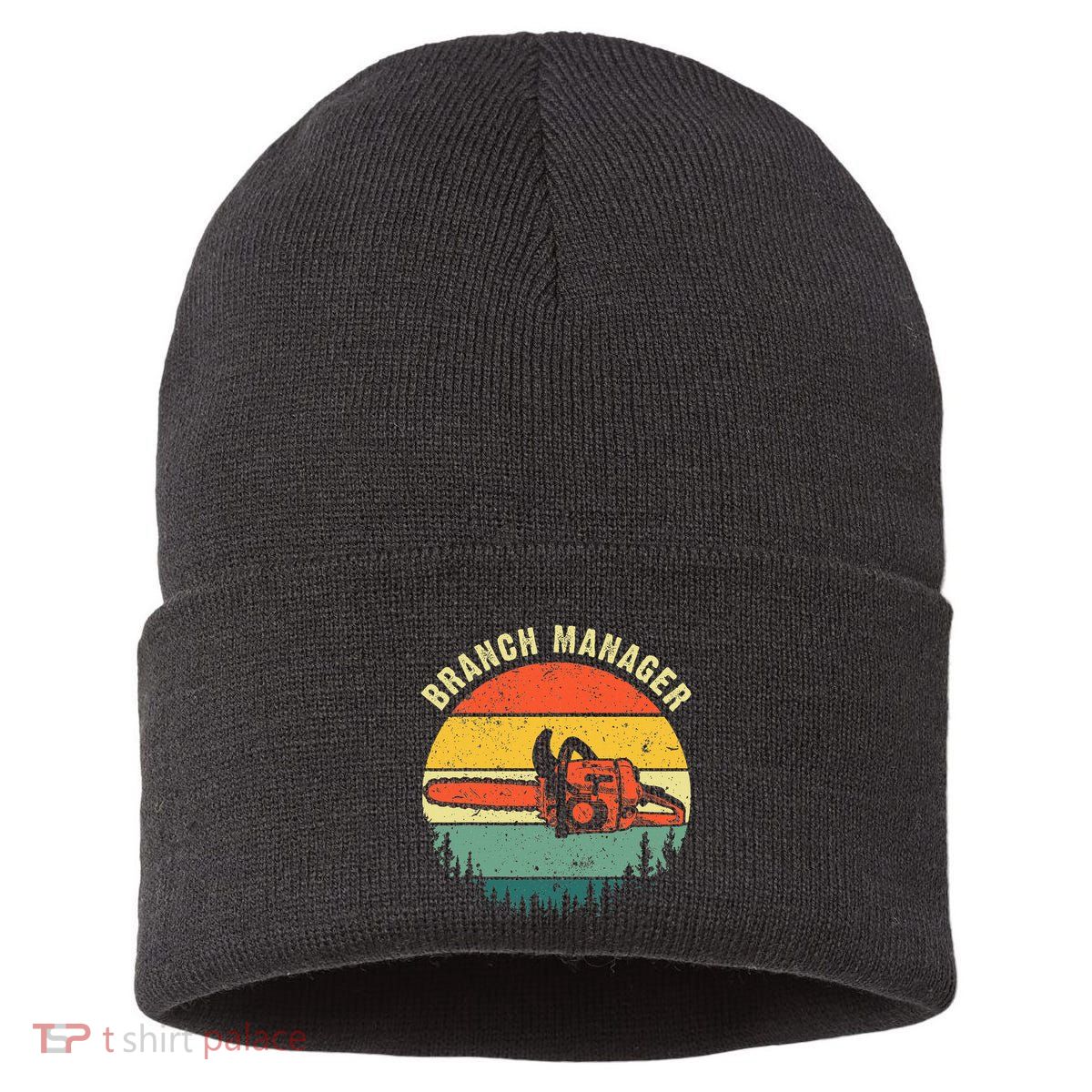 Cool Lumberjack Art Women Arborist Logger Branch Manager Sustainable Knit Beanie