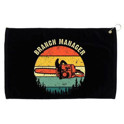 Cool Lumberjack Art Women Arborist Logger Branch Manager Grommeted Golf Towel
