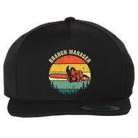 Cool Lumberjack Art Women Arborist Logger Branch Manager Wool Snapback Cap