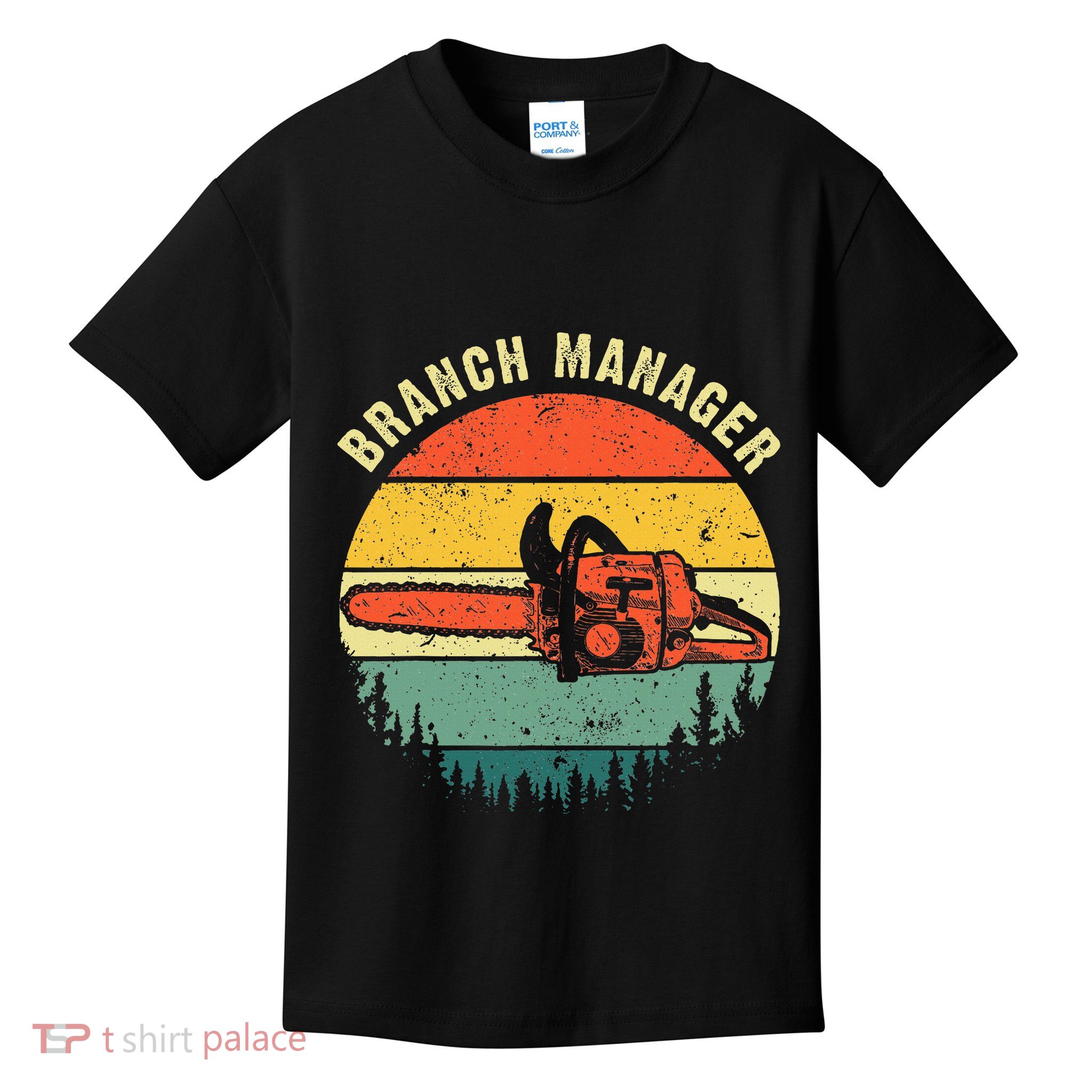 Cool Lumberjack Art Women Arborist Logger Branch Manager Kids T-Shirt