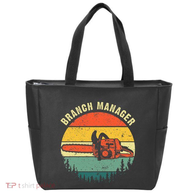 Cool Lumberjack Art Women Arborist Logger Branch Manager Zip Tote Bag