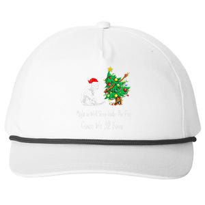 Cat Lover Art IM The Gift In The Family Funny Christmas Snapback Five-Panel Rope Hat