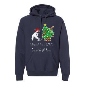 Cat Lover Art IM The Gift In The Family Funny Christmas Premium Hoodie