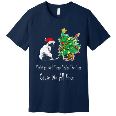 Cat Lover Art IM The Gift In The Family Funny Christmas Premium T-Shirt