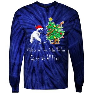 Cat Lover Art IM The Gift In The Family Funny Christmas Tie-Dye Long Sleeve Shirt