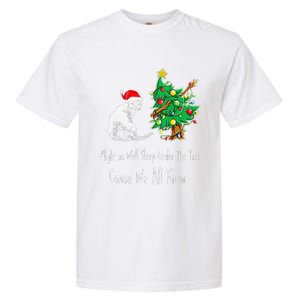 Cat Lover Art IM The Gift In The Family Funny Christmas Garment-Dyed Heavyweight T-Shirt