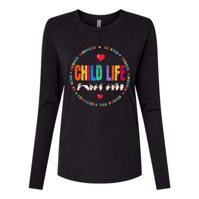 Child Life ASL Specialist Pediatric Health Care Professional Womens Cotton Relaxed Long Sleeve T-Shirt