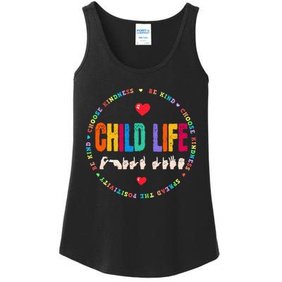 Child Life ASL Specialist Pediatric Health Care Professional Ladies Essential Tank