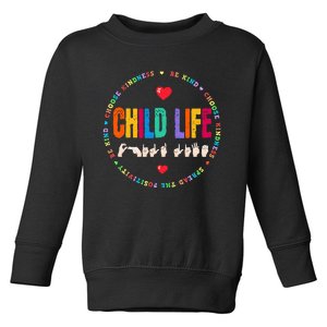 Child Life ASL Specialist Pediatric Health Care Professional Toddler Sweatshirt