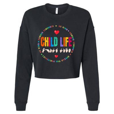 Child Life ASL Specialist Pediatric Health Care Professional Cropped Pullover Crew