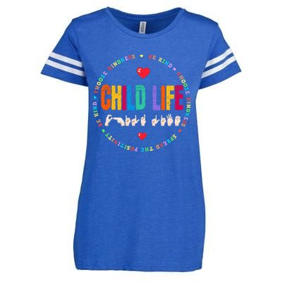 Child Life ASL Specialist Pediatric Health Care Professional Enza Ladies Jersey Football T-Shirt