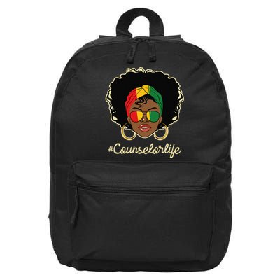 Counselor Life African American Pride Career Counseling 16 in Basic Backpack