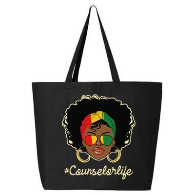 Counselor Life African American Pride Career Counseling 25L Jumbo Tote