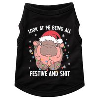 Christmas Look At Me Being All Festive And Shits Moo Deng Doggie Tank
