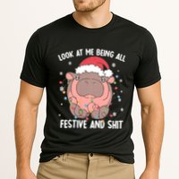 Christmas Look At Me Being All Festive And Shits Moo Deng Performance Shirt