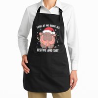 Christmas Look At Me Being All Festive And Shits Moo Deng Apron