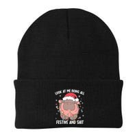 Christmas Look At Me Being All Festive And Shits Moo Deng Beanie