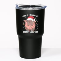 Christmas Look At Me Being All Festive And Shits Moo Deng Tumbler
