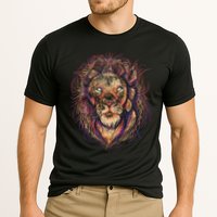 Colorful Lion Abstract Performance Shirt