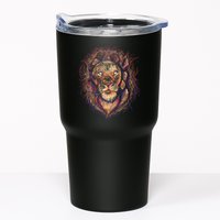 Colorful Lion Abstract Tumbler