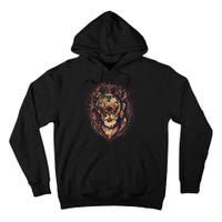 Colorful Lion Abstract Tall Hoodie