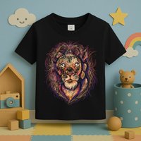 Colorful Lion Abstract Toddler T-Shirt