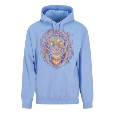 Colorful Lion Abstract Unisex Surf Hoodie