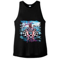 Chillin Like A Felon Ladies PosiCharge Tri-Blend Wicking Tank