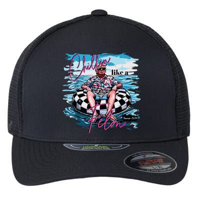 Chillin Like A Felon Flexfit Unipanel Trucker Cap