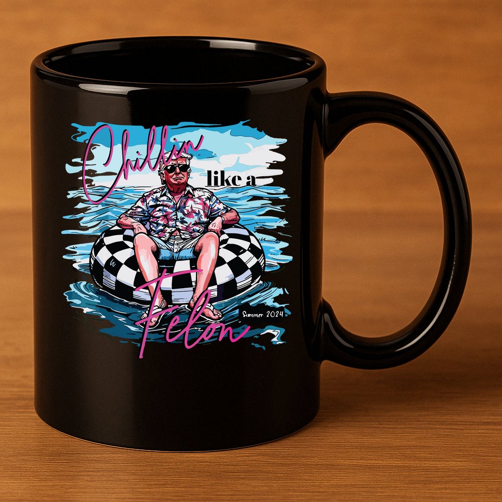 Chillin Like A Felon 11oz C Handle Ceramic Mug