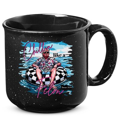 Chillin Like A Felon 15oz Campfire Ceramic Mug