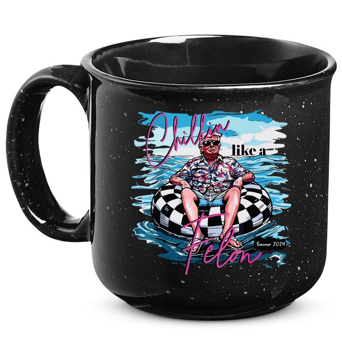 Chillin Like A Felon 15oz Campfire Ceramic Mug