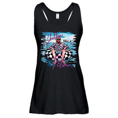 Chillin Like A Felon Ladies Essential Flowy Tank