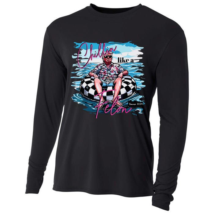 Chillin Like A Felon Cooling Performance Long Sleeve Crew