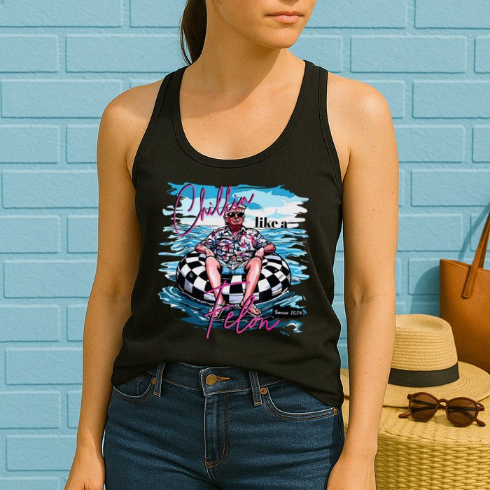 Chillin Like A Felon Womens Tank Top