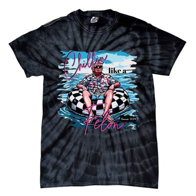 Chillin Like A Felon Tie-Dye T-Shirt