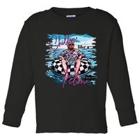 Chillin Like A Felon Toddler Long Sleeve Shirt