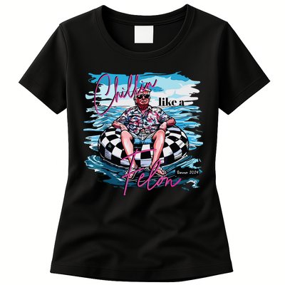 Chillin Like A Felon Womens T-Shirt