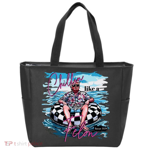 Chillin Like A Felon Zip Tote Bag