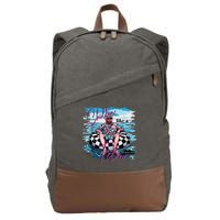 Chillin Like A Felon Cotton Canvas Backpack