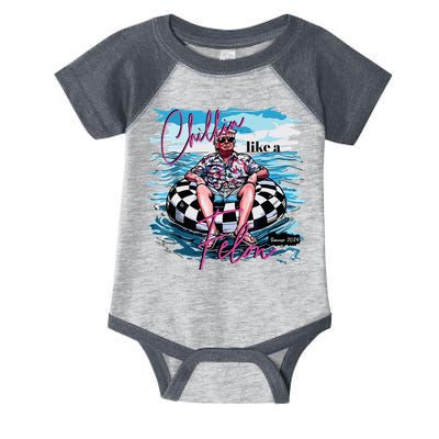 Chillin Like A Felon Infant Baby Jersey Bodysuit