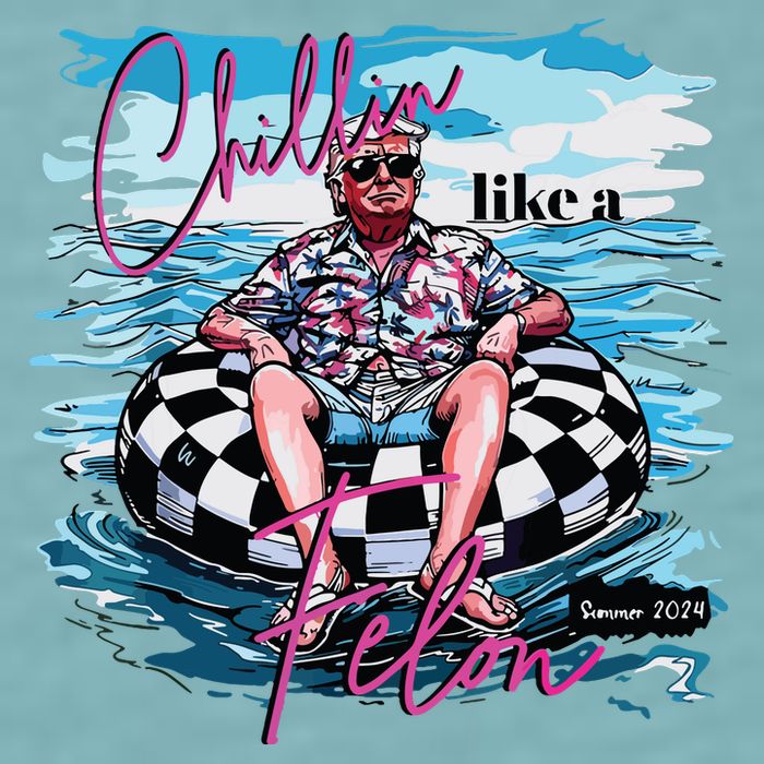 Chillin Like A Felon Sueded Cloud Jersey T-Shirt