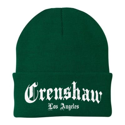 Crenshaw Los Angeles California Hood Knit Cap Winter Beanie