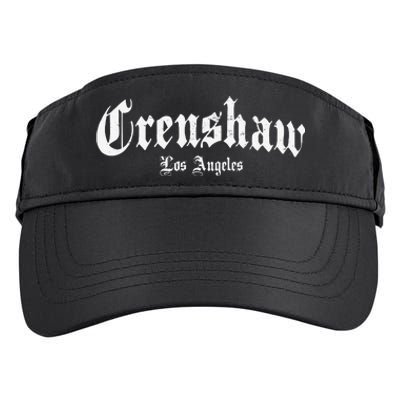 Crenshaw Los Angeles California Hood Adult Drive Performance Visor