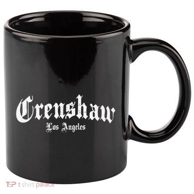 Crenshaw Los Angeles California Hood 11oz C Handle Ceramic Mug
