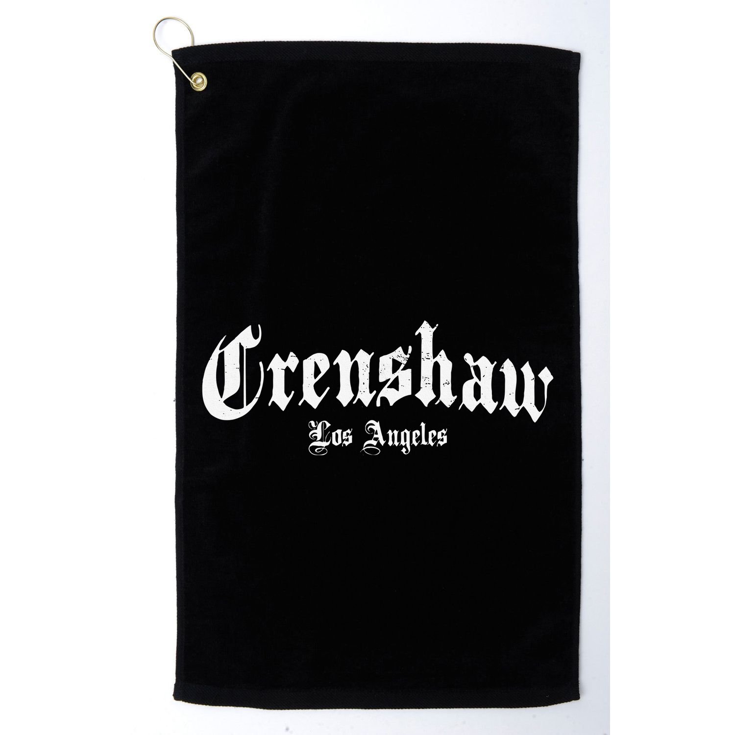 Crenshaw Los Angeles California Hood Golf Towel